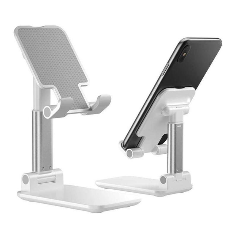 Desktop Mobile Phone Holder Stand for IPhone IPad, Adjustable Tablet Foldable Table Cell Phone Desk Stand Holder, 1 Piece