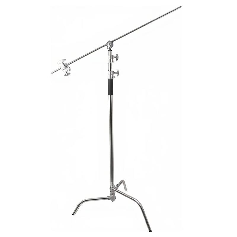 OLOEY 3.3m Stainless Steel Portable Studio Light Stand