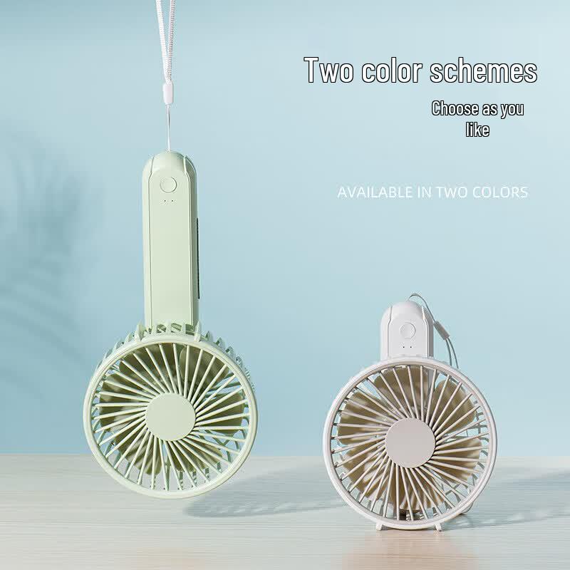 Portable Foldable USB Rechargeable Handheld Mini Fan CN Plug (adapter Included)