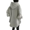 Casual Long Sleeve Pocket Hooded Drawstring Sweatshirt