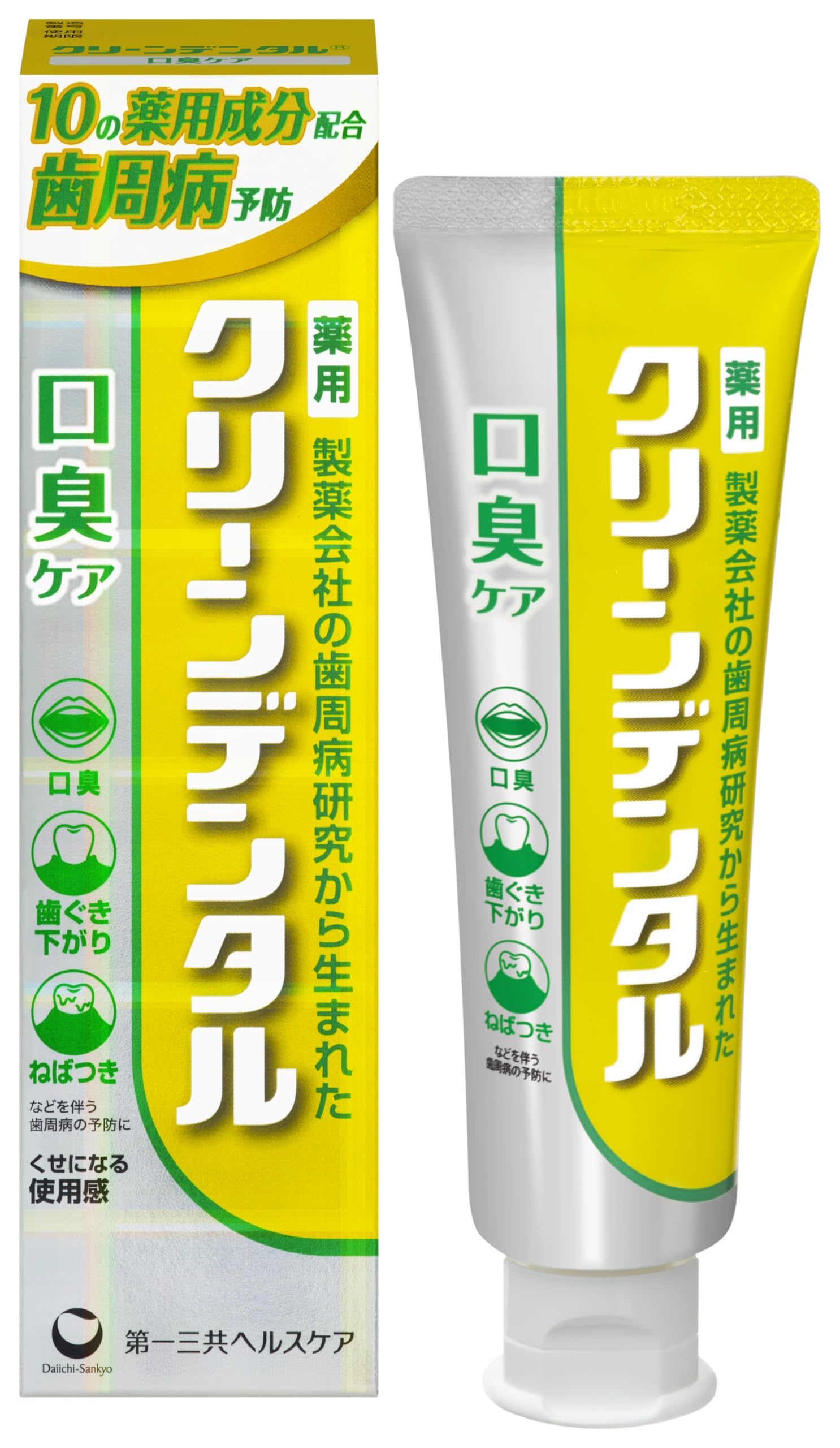 

Clean Dental Bad Breath Care [Quasi-drug] 100g Paste Also for bad breath problems Toothpaste Periodontal disease Fluoride [Addictive feeling]