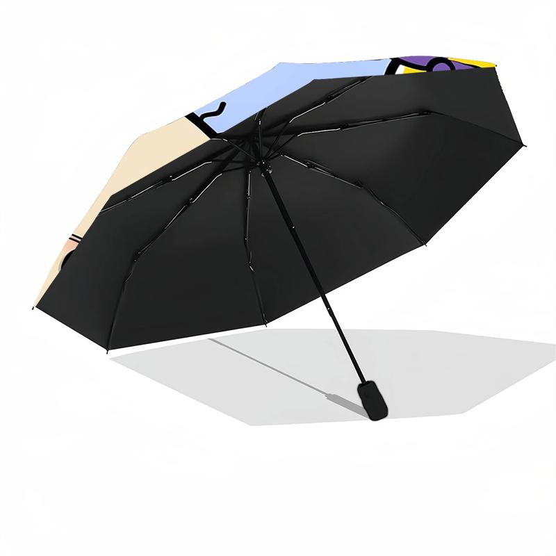 Rugrats Theme Automatic Umbrella, Lightweight & Portable, 8 Rib, Perfect for Outdoor Travel, Birthdays, Christmas, Gifts.