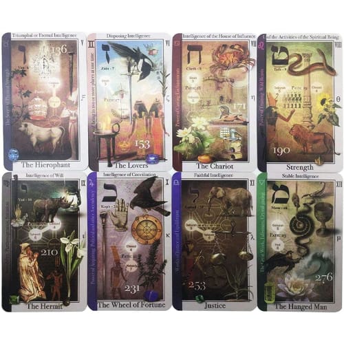 LUAMY New Tarot Card Oracle Deck Mysterious Divination 78 Cat Tarot Deck Board Game Cards Tarot Magical Compatible Board Game