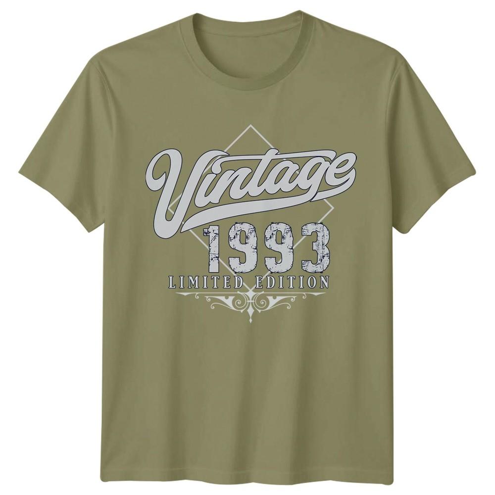 Custom Printed Vintage 1993 Birthday Unisexs Tee Limited Edition Shirt