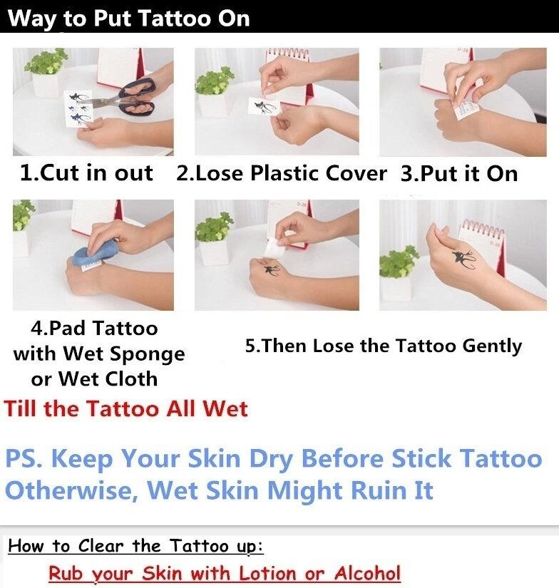 Body Art Beauty Makeup Cool Wolf Wolfing Waterproof Temporary Tattoo Fashion Accessory