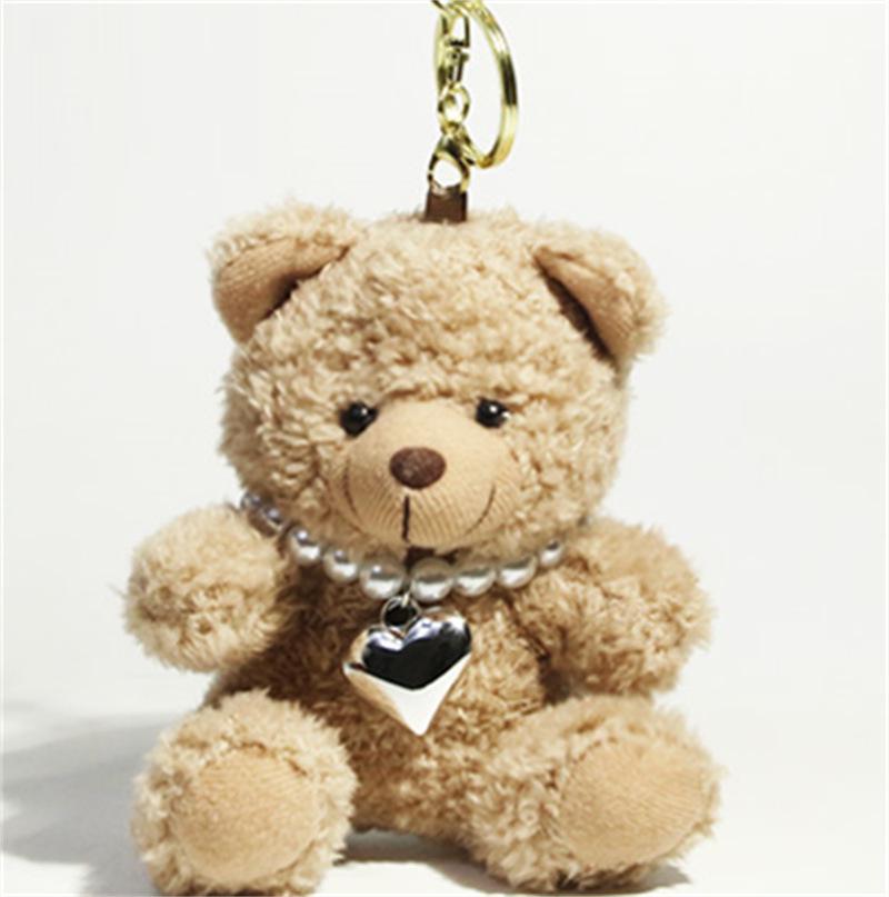 Panda Plysj Nøkkelring & Veskeanheng - Søtt Tegneserie Tilbehør