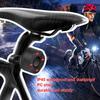 Bike Alarm with Light Wireless Anti Theft Bike Motorcycle Rear Light Alarm Louder Volume Bike Security Alarm System Black