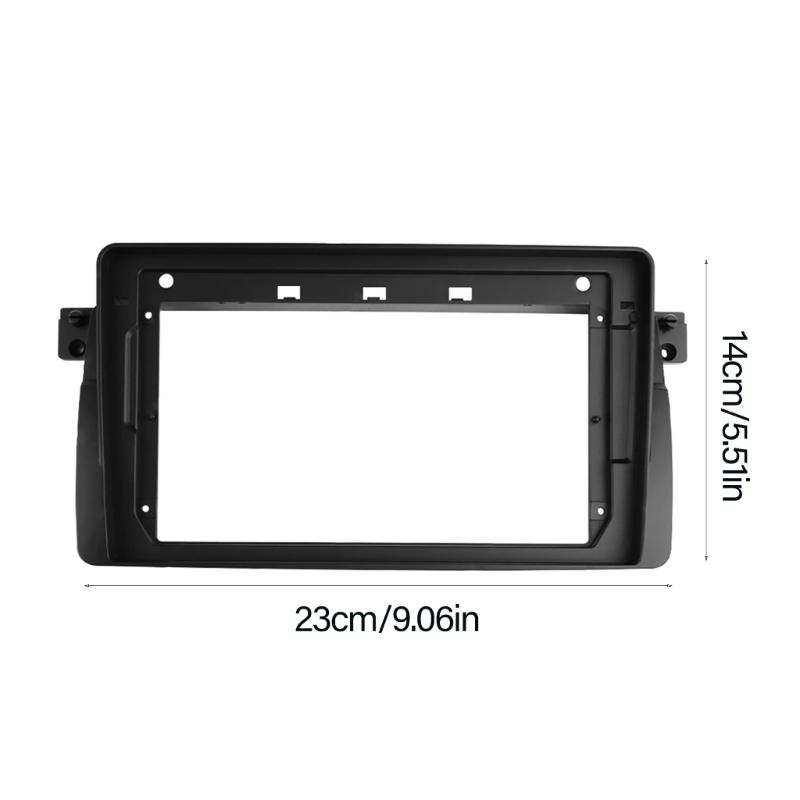 Car Radio Fascia Panel 9inch Dashboard Mounting Panel Kit for E46 1998-2005 Automotive Accessories Easy Installation