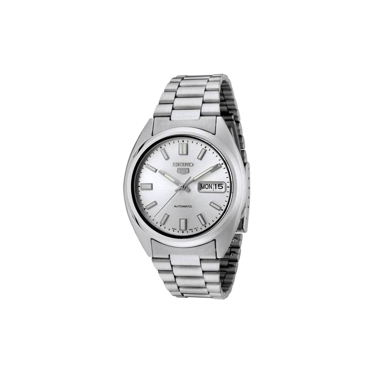 

Seiko 30 Meters Waterproof Automatic Mechanical Movement Stainless Steel Watch Men watches Silver SNXS73K1 Silver Dial