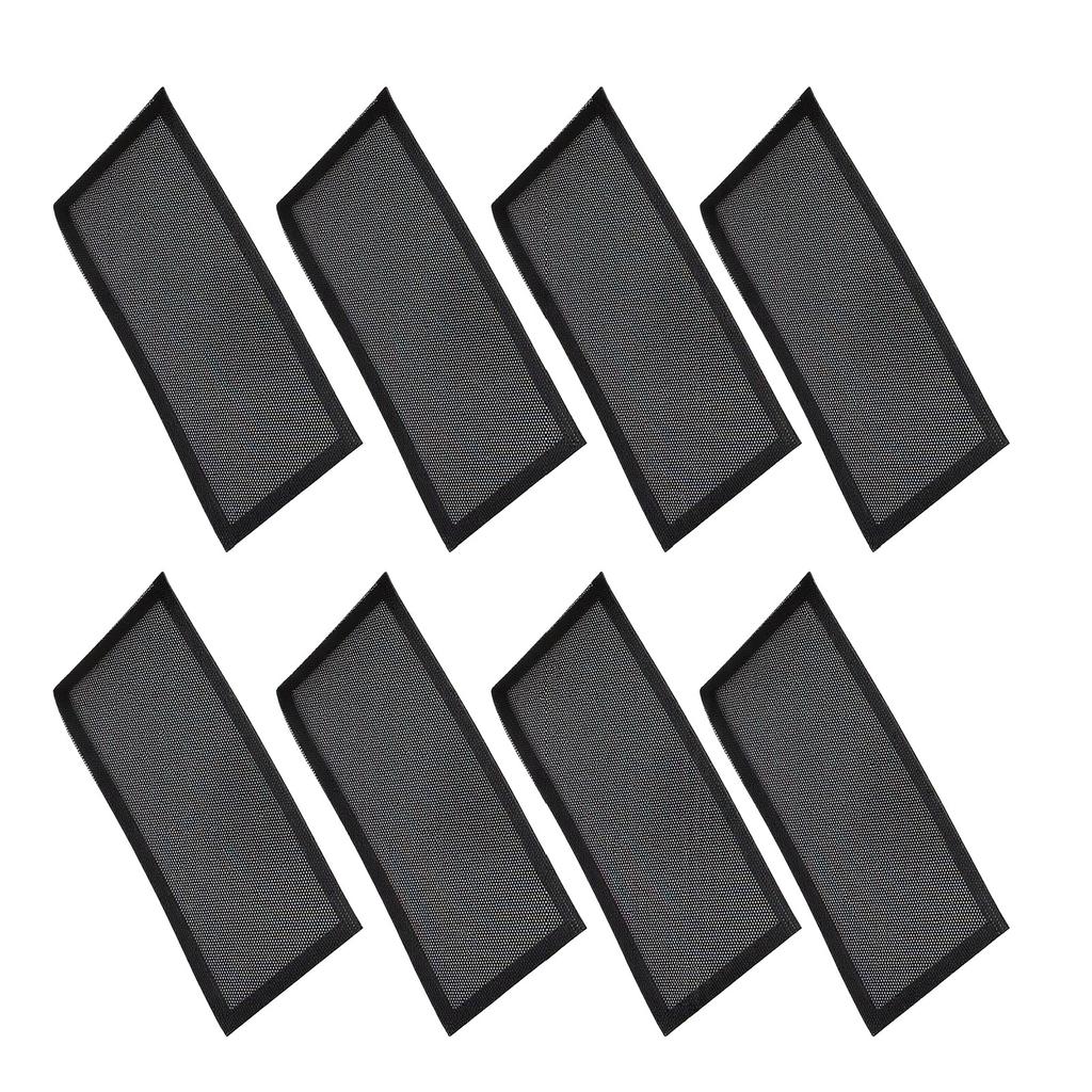 8PCS Magnet Vent Screen Washable Dust Proof Air Ventilation Filter Mesh for Floor Wall Ceiling Block Debris and Hair