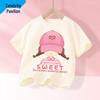 Girls' Breathable Cotton Short Sleeve Summer T-Shirt 2025 - Fashionable and Comfortable Children's Top