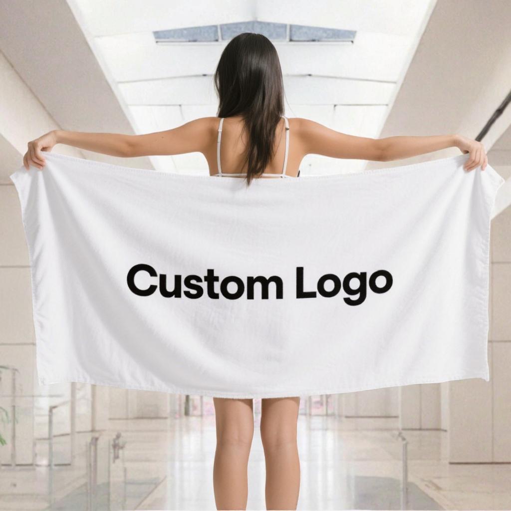 Custom Large Size Travel Modern Beach Towel Thin Sand Free Microfiber Quick Dry Super Absorbent Soft Swim Towel for Men Child