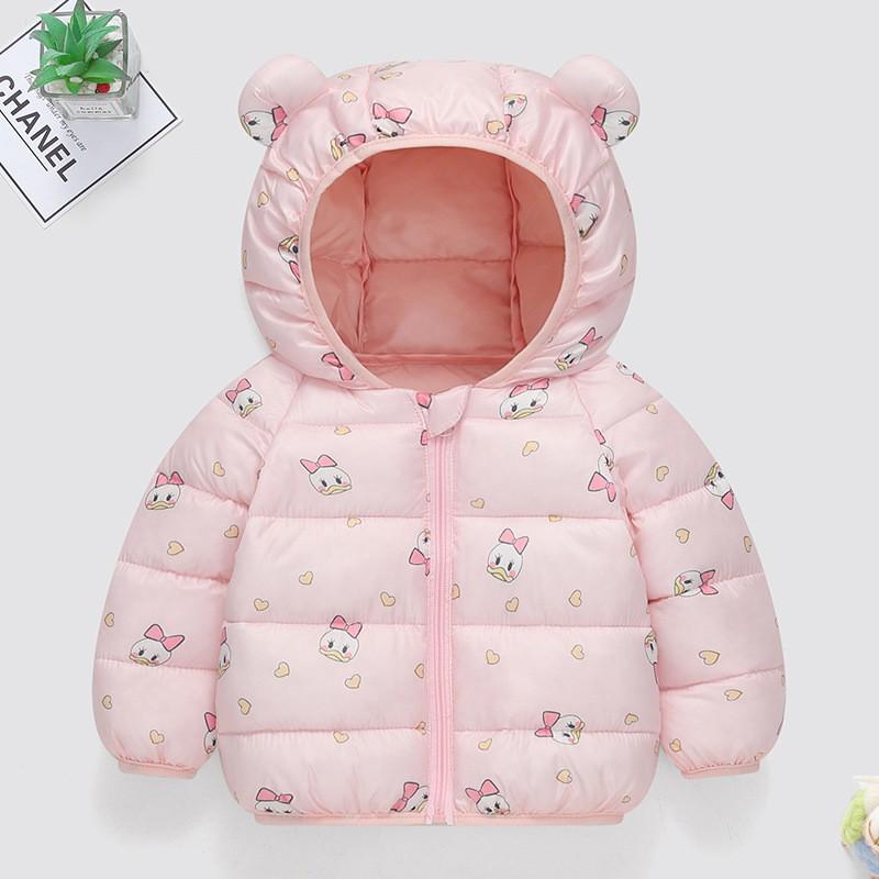 Lightweight Floral Cotton Jacket for Toddlers - Unisex Autumn & Winter Baby Coat