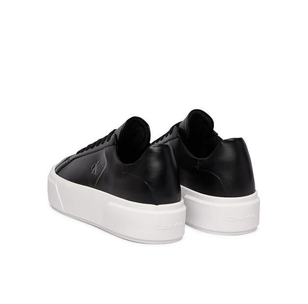 Calvin Klein Flatform Lace Up Lth Sneakers