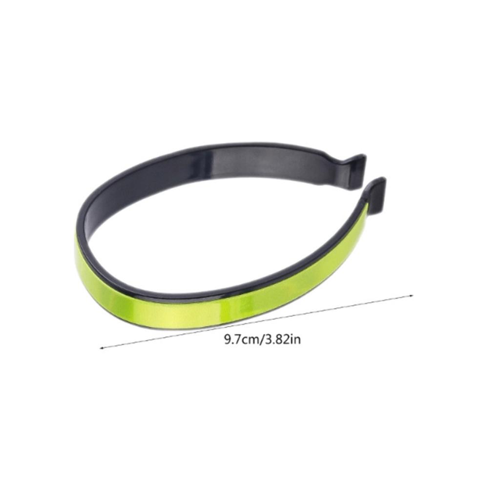 4pcs Reflective Bicycles Wide Pant Clip Sports Running Waist Ankle Belt Cycling Accessories