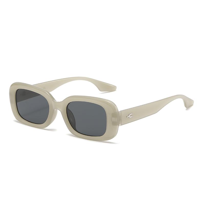 Classic Square Gradient Sunglasses Rivet Design Retro Fashion Street Driving Sun Glasses UV Protection
