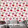 Strawberry Tapestry Aesthetic Room Decor Nature Botanical Flower Wall Hanging Vintage Home Decor Japanese Wall Art Bedroom Dorm