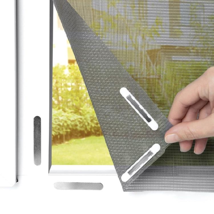 Zanzariera Magnetica Fai-da-te Rete in Fibra di Vetro Rete per Finestra con Chiusura Magnetica Per Facile Installazione e Rimozione