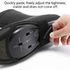 1 Pair Night Riding Safety Cycling Shoe Cover Waterproof Design Elastic Cuff Convenient On Off Reflective Night Safety