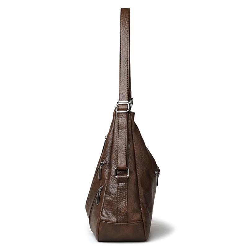 Women's Large Capacity Crossbody Bag PU Shoulder Tote Bag