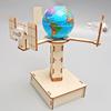 Pupils Wooden Assembled DIY Geosynchronous Satellite Model Science And Technology Small Production Children's Interesting Science And Education Model