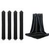 No-Heat Curling Set: Volumizing Waves, 70cm Silk Scarf, Double Hook, Sleep-Friendly Hair Tool