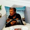 Johnny Hallyday 3d All Ove Printed Pillow Case Polyester Decorative Pillowcases Throw Pillow Cover Style-3
