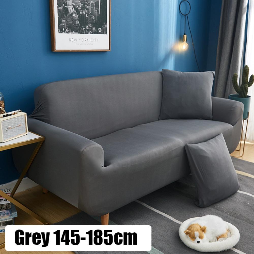 Fashion 23Seater Sofa Cover Elastic Solid Color All Inclusive Sofa Cover Universal Sofa Dust Cover 11990₽