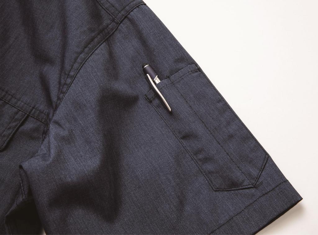 GRACE ENGINEERS Short-Sleeve Coveralls, Spring/Summer, Mix Navy GE845, Size 30 L