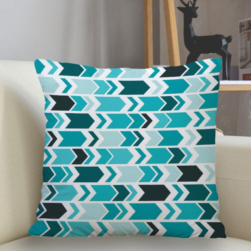 Home Decor Striped Colorful Pillowcase Bedroom Pillowcase Living Room Sofa Cushion Cover Pillowcase