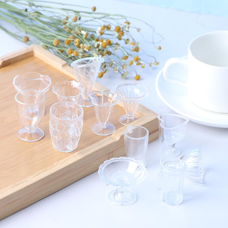 

12 шт./компл. мини-контейнер для мороженого с фруктами, сделай сам, глина, моделирование, пластиковые чашки, игрушки one size