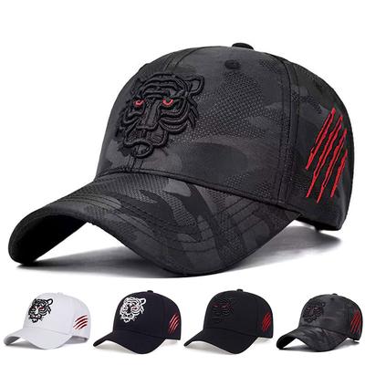 Fashion Tiger Embroidery Baseball Hat Outdoor Sports Travel Hats Street Hip Hop Cap Golf Caps