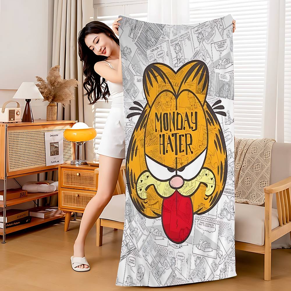 The G-Garfield-Movie Big Microfiber Beach Towels Quick Dry Towel Sand Beach Towels Pool Towel For Travel Swim Pool Yoga