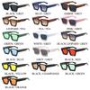 SHAUNA Ins Beliebte Damen Quadratische Sonnenbrille Retro Herren Getönte Gläser UV400