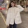 Korean version of fashion autumn and winter new Xiaoxiangfeng imitation lamb wool coat women's loose thickened design top tide