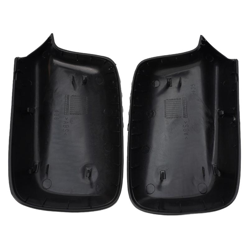Part Mirror Covers Cap E46 E65 E66 For BMW 3 7 Series Gloss Black Side Door Wing Mirror Cover Replacement Brand New