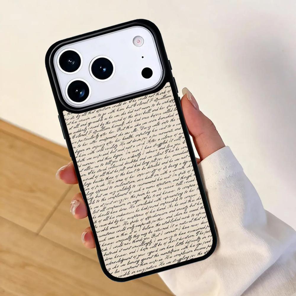 Pride And Prejudice Jane Austen Mobile Phone Case for IPhone 17 AIR 16pro Max 15 14 13 12 11 Bumper Cover