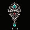 Baroque Style Crystal Brooch - Unisex Retro Palace Metal Lapel Pin