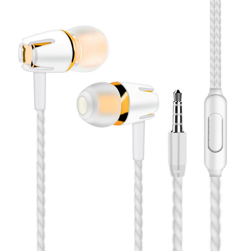 Yushuo S8 Wired In-Ear Earbuds with Mic - Heavy Bass for Gaming, Music, Mobile & Computer