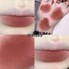 Gege Little Bear Velvet Lip Glaze: Soft Nude Matte, Waterproof, Skin-Brightening Lipstick.