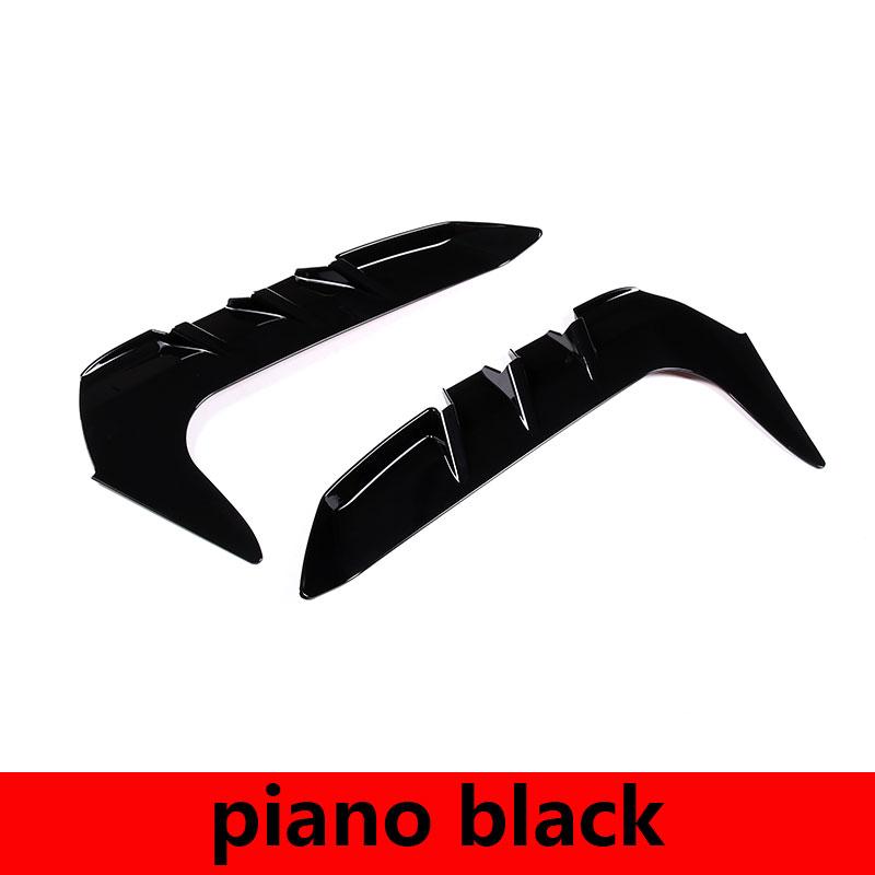 

For Subaru BRZ For Toyota GR 86 ABS Matt black Car Fender Side Air Vent Outlet Cover Trim Sticker Car Accessories piano black