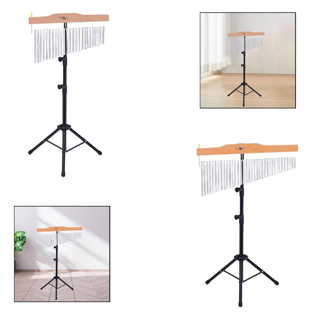Bar Chime Performance Durability Premium, Adjustable Stand, Beginners Professionals Percussion Instrument Wind Chime Percussion