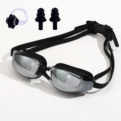 Herren Schwimmbrille Damen Anti-Beschlag UV Sehstärke Wasserdicht Silikon Schwimmbadbrille Erwachsene Tauchbrille