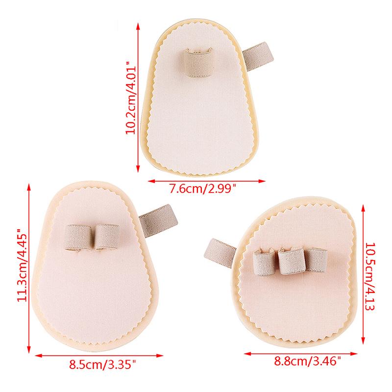 Toe Separatator Forefoot Pad Hallux Valgus Correction Half Insoles Pain Relief