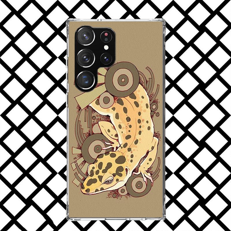 Lizards Geckos Phone Case for Samsung Galaxy S26 S25 Edge S24 S23 Ultra S22 Plus S21 FE S20 + Soft Cover Print Fundas Galaxy S25