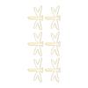 100Pcs Electroplating Metal Large Cute Paperclips Gold Jumbo Wide Paper Clips Photo Clips