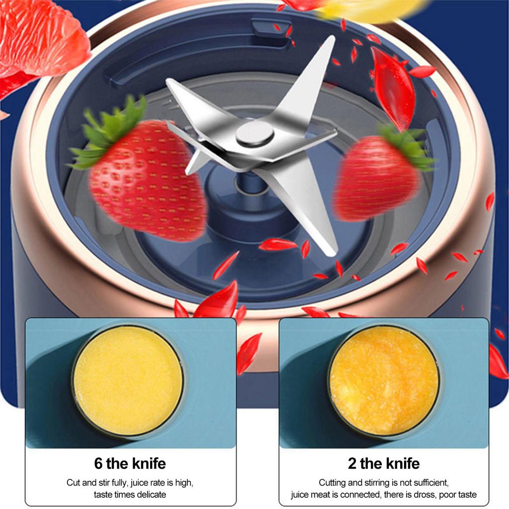 Personal Mini Juicer USB Charging Smoothies Mixer Fruit Mhine
