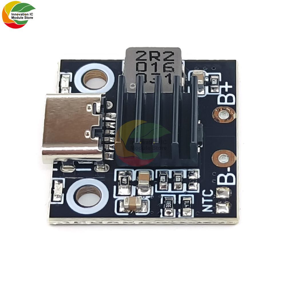 5V Charge Discharge Integrated Module 18650 Lithium Battery Charging Boost Power Board Step-up Charge Protection Module Type-C