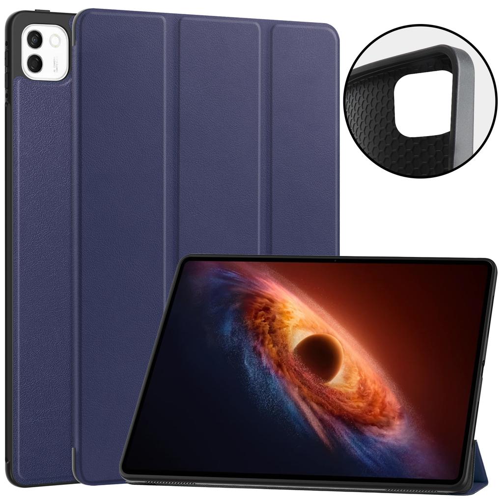 Étui pour tablette pour honor Magic Pad4 12,3 pouces, Coque antichoc en cuir PU premium avec support et fonction Veille/Réveil automatique