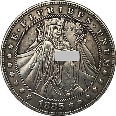 1885 USA UNITED STATES Beauty Hobo Nickel Commemorative Collectible Souvenirs Silver Coins